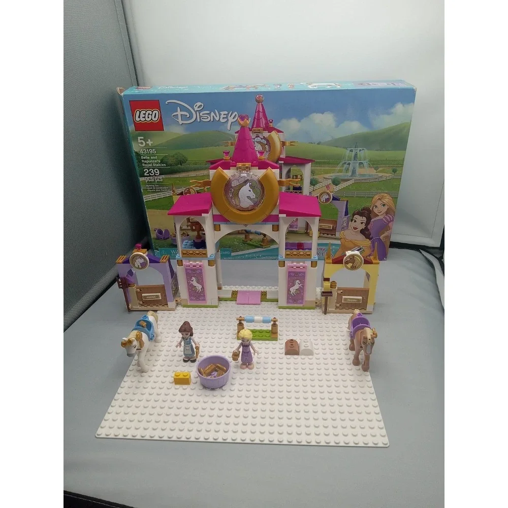 LEGO Disney Princess Belle and Rapunzel's Royal Stables (43195 Not Complete Read